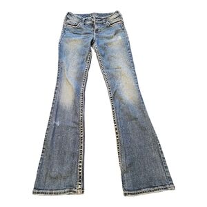 Silver Jeans Women's Classic Blue Wide Leg Jeans